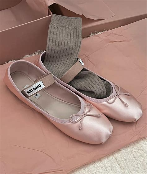 fake miu miu ballet shoes|mini miu ballet dupe.